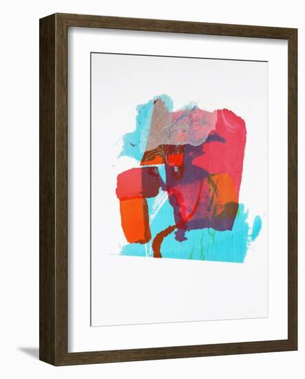 Enfolded, 2020 (Monoprint on Paper)-Angie Kenber-Framed Giclee Print