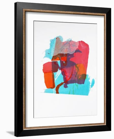 Enfolded, 2020 (Monoprint on Paper)-Angie Kenber-Framed Giclee Print