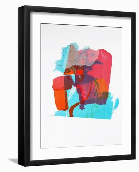 Enfolded, 2020 (Monoprint on Paper)-Angie Kenber-Framed Giclee Print