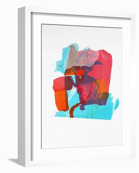 Enfolded, 2020 (Monoprint on Paper)-Angie Kenber-Framed Giclee Print