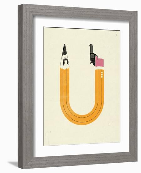 Enforcer-Dale Edwin Murray-Framed Giclee Print