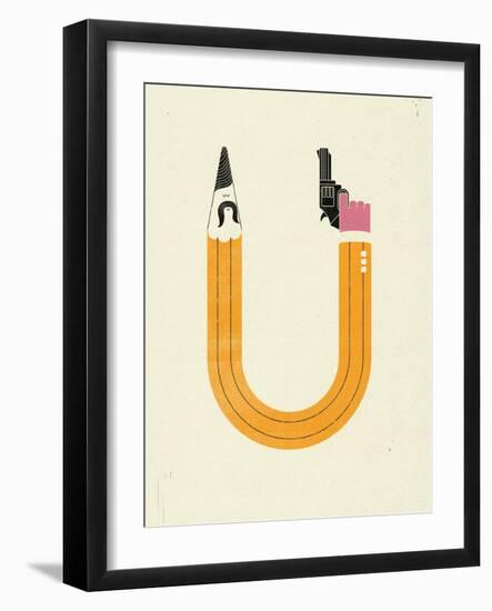 Enforcer-Dale Edwin Murray-Framed Giclee Print