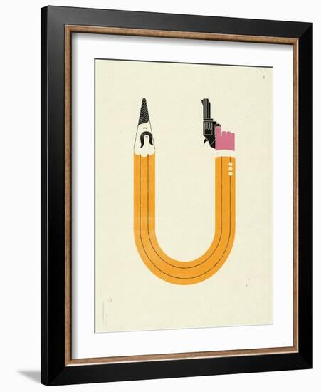 Enforcer-Dale Edwin Murray-Framed Giclee Print