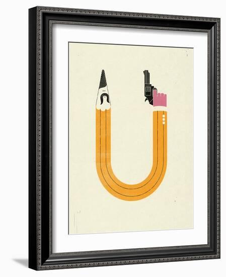 Enforcer-Dale Edwin Murray-Framed Giclee Print