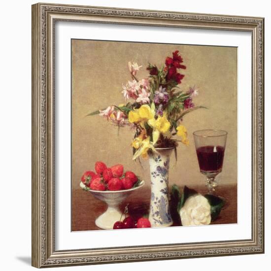 Engagement Bouquet-Henri Fantin-Latour-Framed Giclee Print