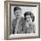 Engagement Portrait of John Kennedy and Jacqueline Bouvier-null-Framed Photo