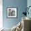 Engagement Portrait of John Kennedy and Jacqueline Bouvier-null-Framed Photo displayed on a wall