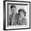 Engagement Portrait of John Kennedy and Jacqueline Bouvier-null-Framed Photo