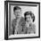 Engagement Portrait of John Kennedy and Jacqueline Bouvier-null-Framed Photo