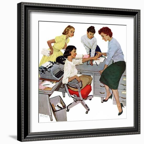 "Engagement Ring", February 22, 1958-Kurt Ard-Framed Giclee Print