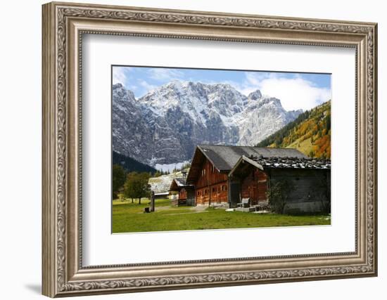 Engalmen, Autumn, Karwendel, Hinterri§, Austria-Alfons Rumberger-Framed Photographic Print