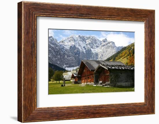 Engalmen, Autumn, Karwendel, Hinterri§, Austria-Alfons Rumberger-Framed Photographic Print