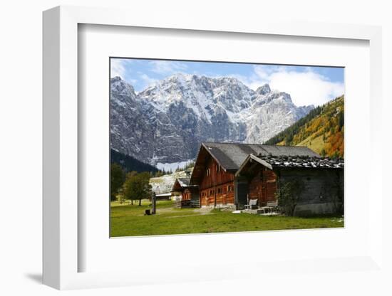 Engalmen, Autumn, Karwendel, Hinterri§, Austria-Alfons Rumberger-Framed Photographic Print