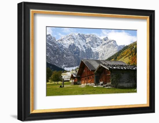 Engalmen, Autumn, Karwendel, Hinterri§, Austria-Alfons Rumberger-Framed Photographic Print