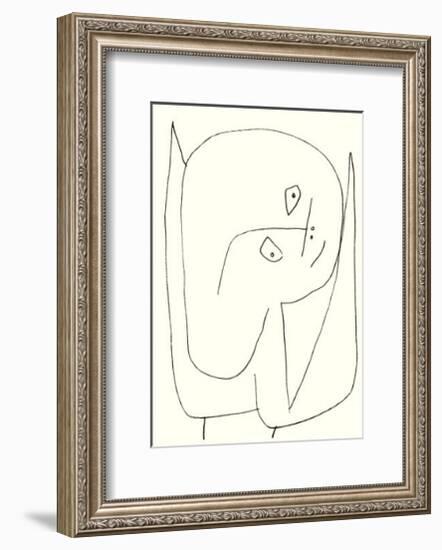 Engel Voller Hoffnung, c.1939-Paul Klee-Framed Serigraph