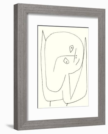 Engel Voller Hoffnung, c.1939-Paul Klee-Framed Serigraph