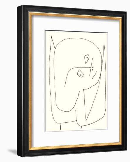 Engel Voller Hoffnung, c.1939-Paul Klee-Framed Serigraph