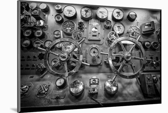 Engine Controls Aboard the Uss Midway in San Diego, Ca-Andrew Shoemaker-Mounted Photographic Print