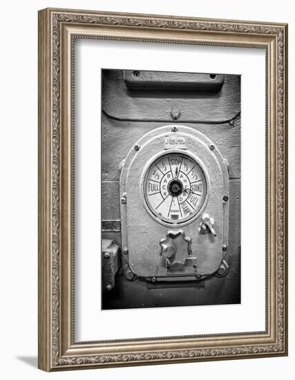 Engine Controls Aboard the Uss Midway in San Diego, Ca-Andrew Shoemaker-Framed Photographic Print