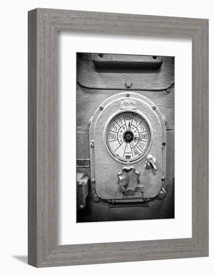 Engine Controls Aboard the Uss Midway in San Diego, Ca-Andrew Shoemaker-Framed Photographic Print