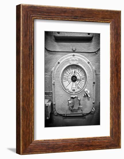 Engine Controls Aboard the Uss Midway in San Diego, Ca-Andrew Shoemaker-Framed Photographic Print