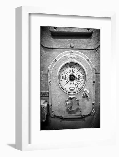 Engine Controls Aboard the Uss Midway in San Diego, Ca-Andrew Shoemaker-Framed Photographic Print