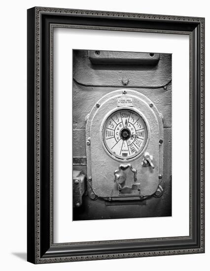 Engine Controls Aboard the Uss Midway in San Diego, Ca-Andrew Shoemaker-Framed Photographic Print