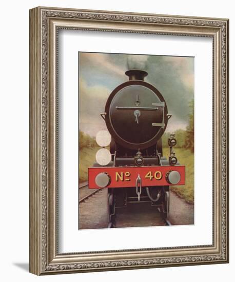 'Engine Headlamps and Discs on the Southern Railway', 1926-Unknown-Framed Giclee Print