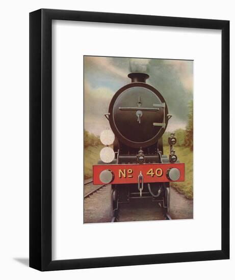 'Engine Headlamps and Discs on the Southern Railway', 1926-Unknown-Framed Giclee Print