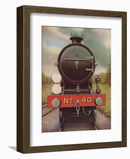 'Engine Headlamps and Discs on the Southern Railway', 1926-Unknown-Framed Giclee Print