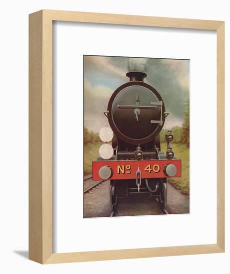 'Engine Headlamps and Discs on the Southern Railway', 1926-Unknown-Framed Giclee Print