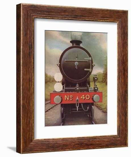 'Engine Headlamps and Discs on the Southern Railway', 1926-Unknown-Framed Giclee Print