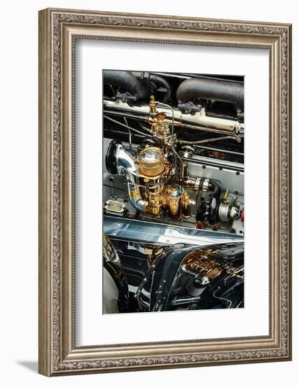 Engine of 1930 Rolls Royce Springfield Phantom 1, Concours d'Elegance, Louisville, Kentucky-Adam Jones-Framed Photographic Print