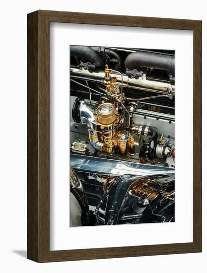 Engine of 1930 Rolls Royce Springfield Phantom 1, Concours d'Elegance, Louisville, Kentucky-Adam Jones-Framed Photographic Print