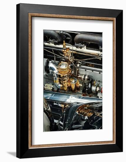 Engine of 1930 Rolls Royce Springfield Phantom 1, Concours d'Elegance, Louisville, Kentucky-Adam Jones-Framed Photographic Print