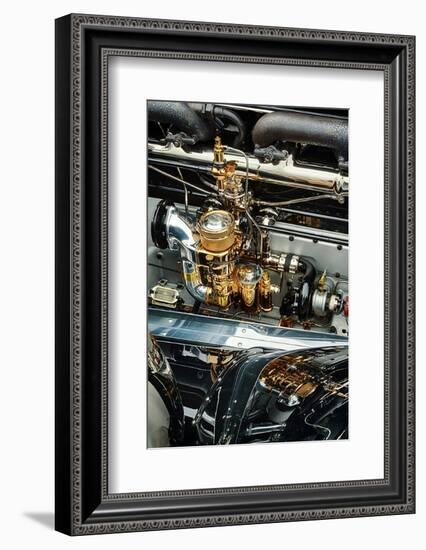 Engine of 1930 Rolls Royce Springfield Phantom 1, Concours d'Elegance, Louisville, Kentucky-Adam Jones-Framed Photographic Print