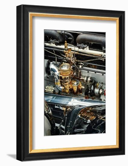 Engine of 1930 Rolls Royce Springfield Phantom 1, Concours d'Elegance, Louisville, Kentucky-Adam Jones-Framed Photographic Print