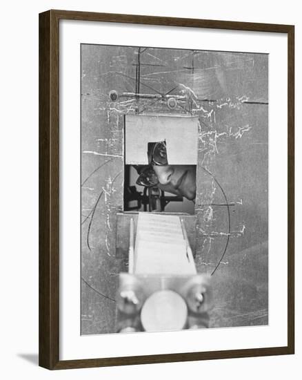 Engineer Maryly Van Leer Peck Getting an Experiment Ready-Allan Grant-Framed Photographic Print