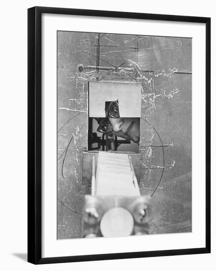 Engineer Maryly Van Leer Peck Getting an Experiment Ready-Allan Grant-Framed Photographic Print