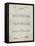 Engineer's Slide Rule Patent-Cole Borders-Framed Stretched Canvas