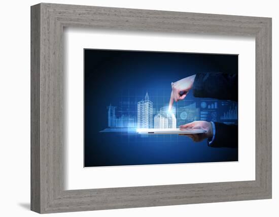 Engineering Automation Building Design-Sergey Nivens-Framed Photographic Print