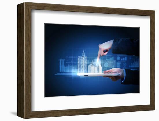 Engineering Automation Building Design-Sergey Nivens-Framed Photographic Print