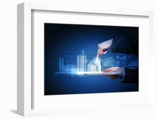 Engineering Automation Building Design-Sergey Nivens-Framed Photographic Print