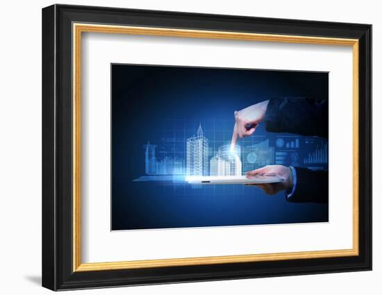 Engineering Automation Building Design-Sergey Nivens-Framed Photographic Print