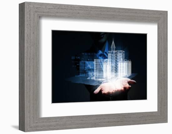 Engineering Automation Building Design-Sergey Nivens-Framed Photographic Print