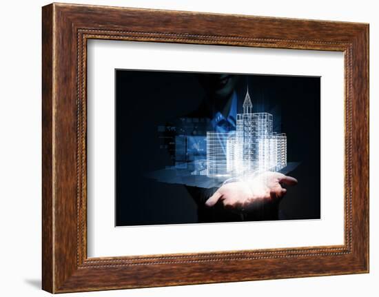 Engineering Automation Building Design-Sergey Nivens-Framed Photographic Print