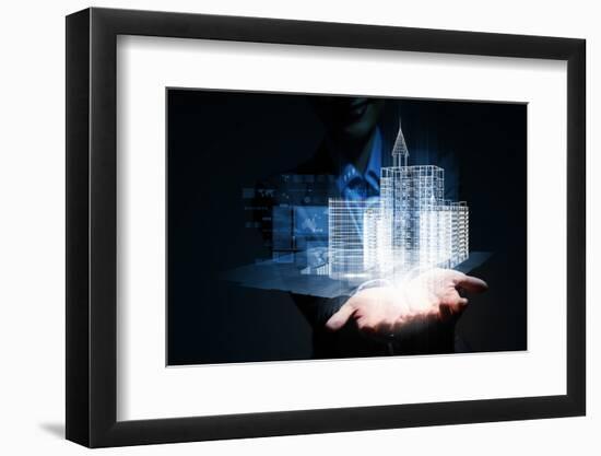 Engineering Automation Building Design-Sergey Nivens-Framed Photographic Print