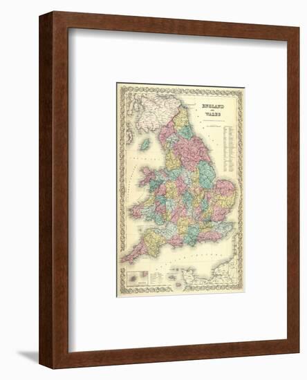 England and Wales, c.1856-G^ W^ Colton-Framed Art Print