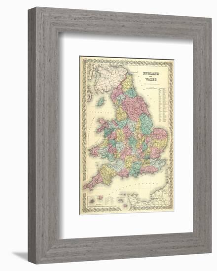 England and Wales, c.1856-G^ W^ Colton-Framed Art Print