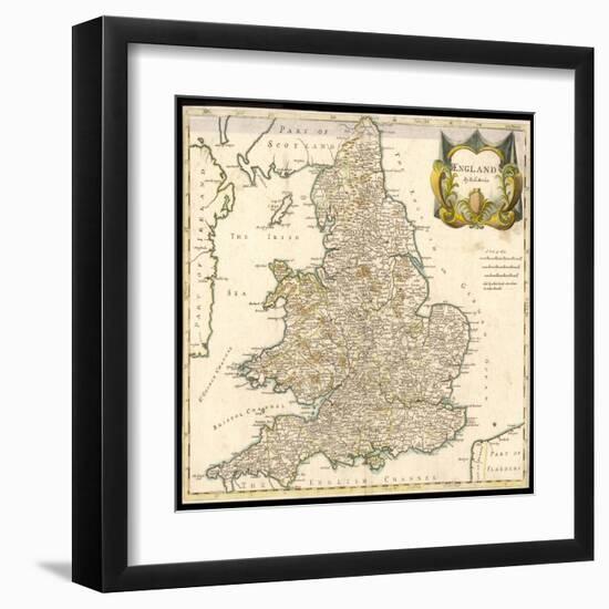 England and Wales-Robert Morden-Framed Art Print